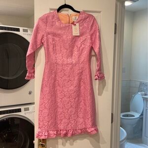 JB by Julie Brown Floral Pink Dress size 2 NWT